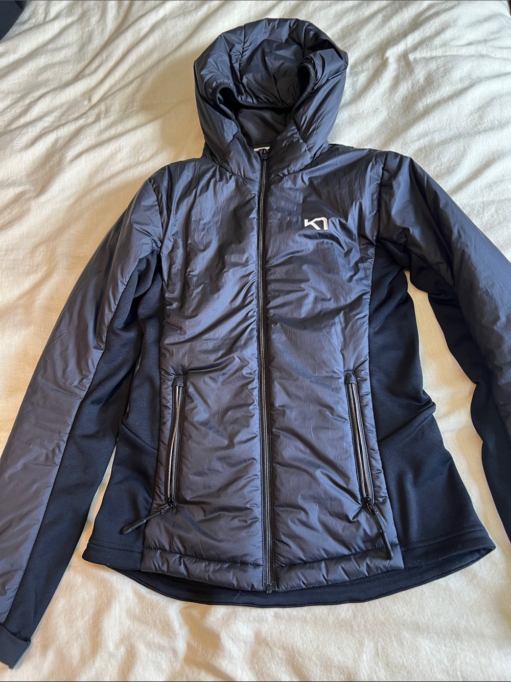 Kari Traa Women's Dark blue Insulated Hooded Jacket